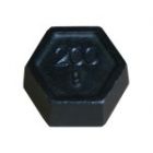 200g Iron Hexagonal Test Weight Stamped